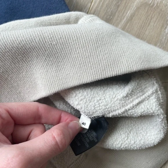 Isabel Marant Etoile Colorblock Gallian Sweater Light Blue Sz 40/L - Picture 12 of 15